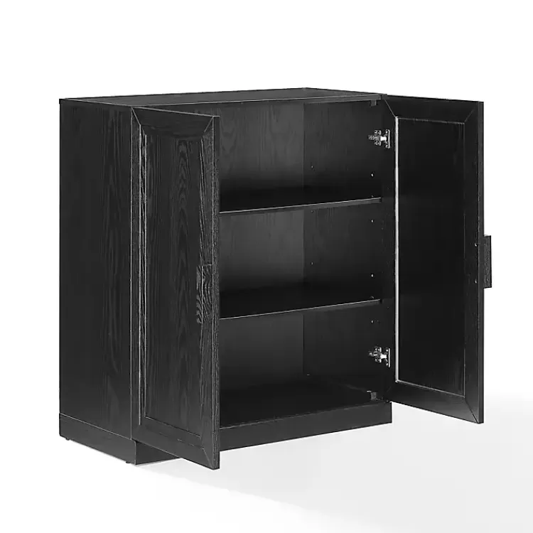 black_wood_grain_stackable_storage_cabinet_2.webp Wood Grain Stackable Storage Cabinet>Kirklands Home Fashion