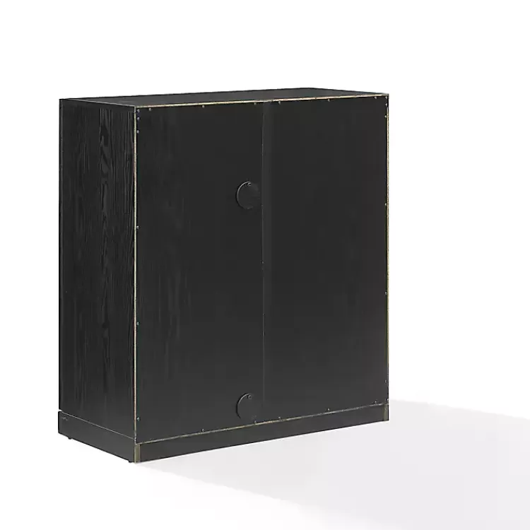 black_wood_grain_stackable_storage_cabinet_3.webp Wood Grain Stackable Storage Cabinet>Kirklands Home Fashion