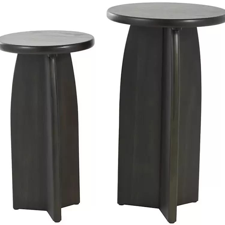 Wood Modern Accent Tables, Set of 2>Kirklands Home Online
