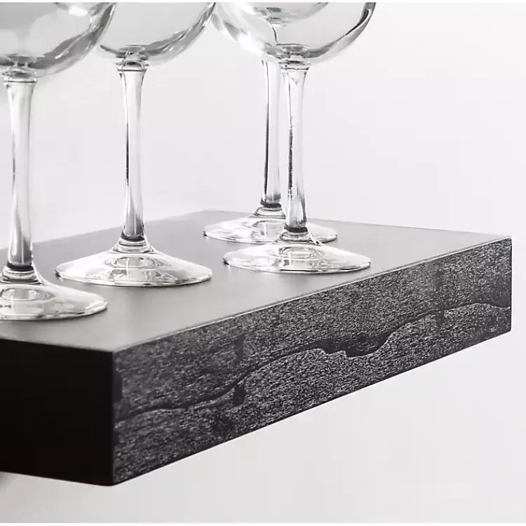 black_wood_pc_floating_shelves__in_8.webp Black Wood 2-pc. Floating Shelves, 18 in.>Kirklands Home Cheap
