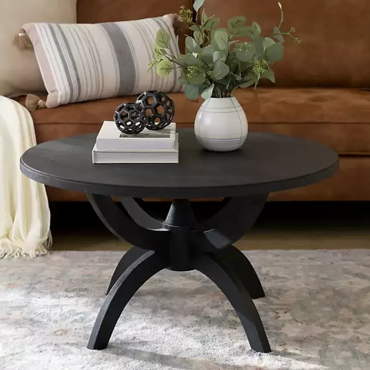 Wood Round Dori Coffee Table>Kirklands Home Flash Sale