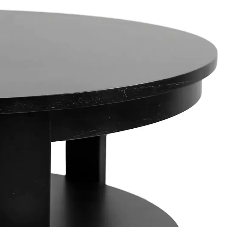 black_wood_round_ford_coffee_table_2.webp Wood Round Ford Coffee Table>Kirklands Home Hot