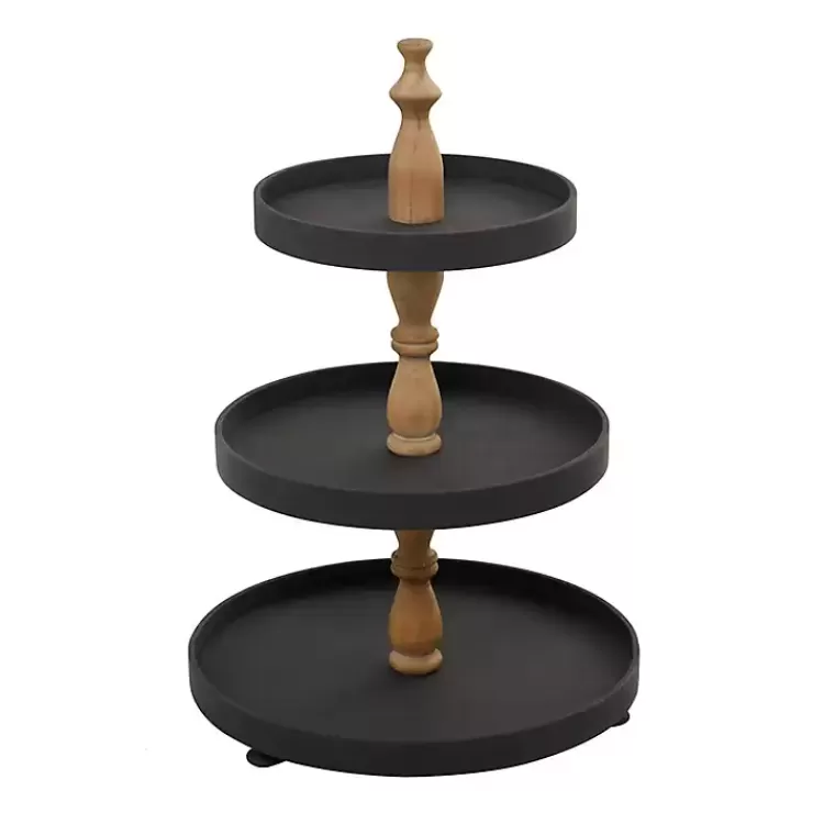 Wood 3-Tiered Decorative Tray>Kirklands Home Online