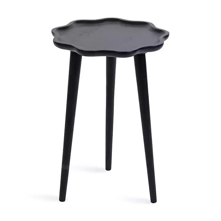Wood Wavy Accent Table>Kirklands Home Clearance