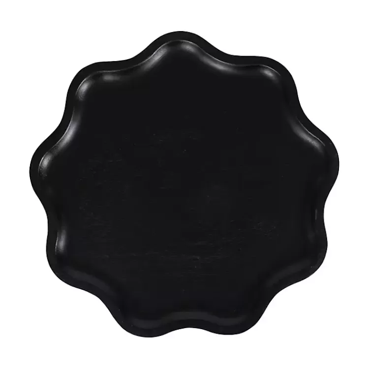 black_wood_wavy_accent_table_3.webp Wood Wavy Accent Table>Kirklands Home Clearance