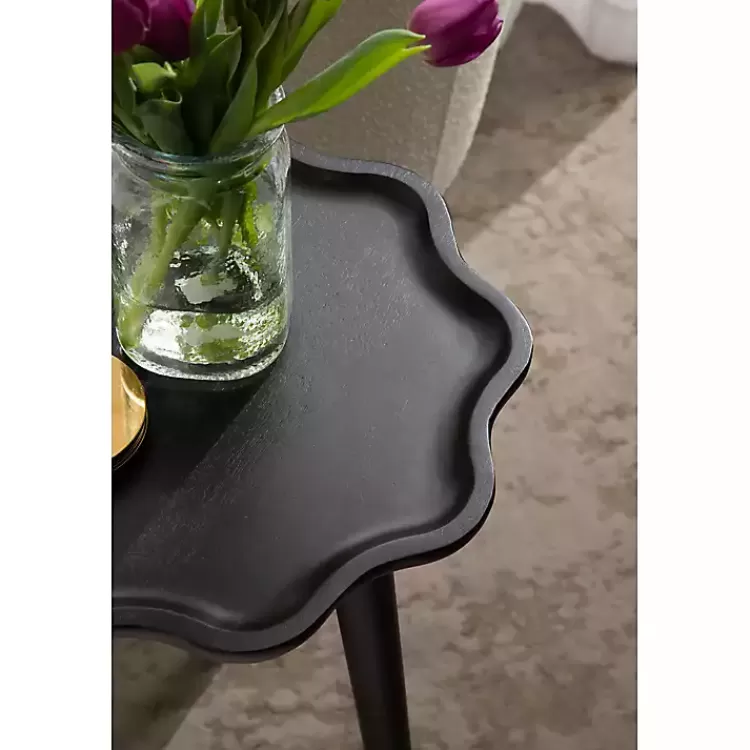 black_wood_wavy_accent_table_6.webp Wood Wavy Accent Table>Kirklands Home Clearance