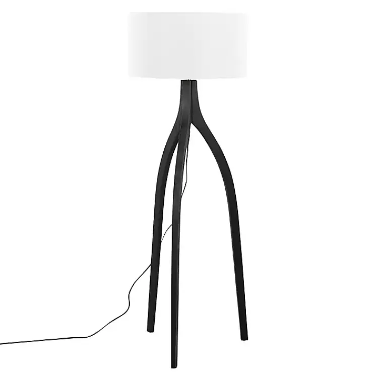 Wood Wishbone Floor Lamp>Kirklands Home Fashion