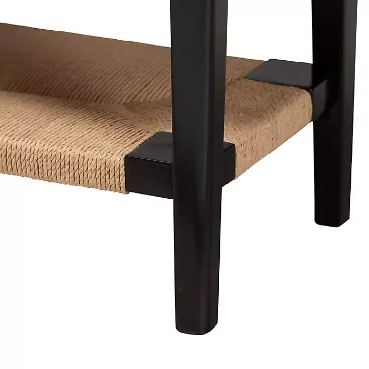 black_wood_woven_shelves_console_table_5.webp Wood Woven Shelves Console Table>Kirklands Home New