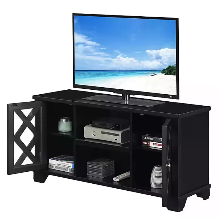 black_wood_x_doors_media_cabinet_3.webp Wood X Doors Media Cabinet>Kirklands Home Cheap