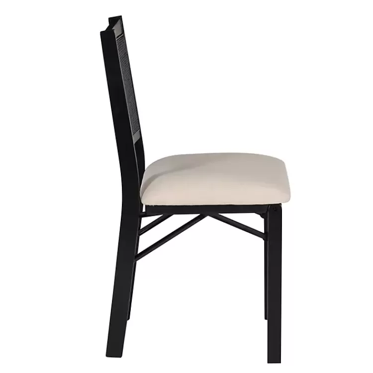 black_woven_cane_foldable_dining_chair_4.webp Black Woven Cane Foldable Dining Chair>Kirklands Home Best Sale