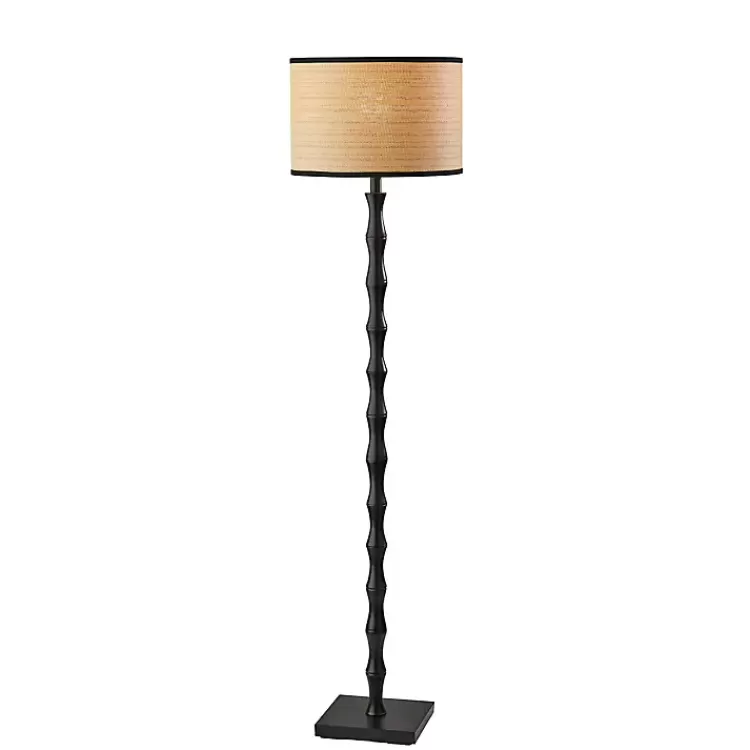 Woven Rattan Shade Bailey Floor Lamp>Kirklands Home Best