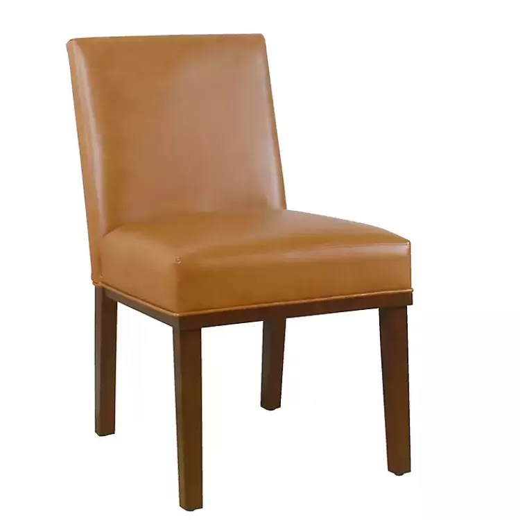 Blair Carmel Leather Dining Chair>Kirklands Home Fashion