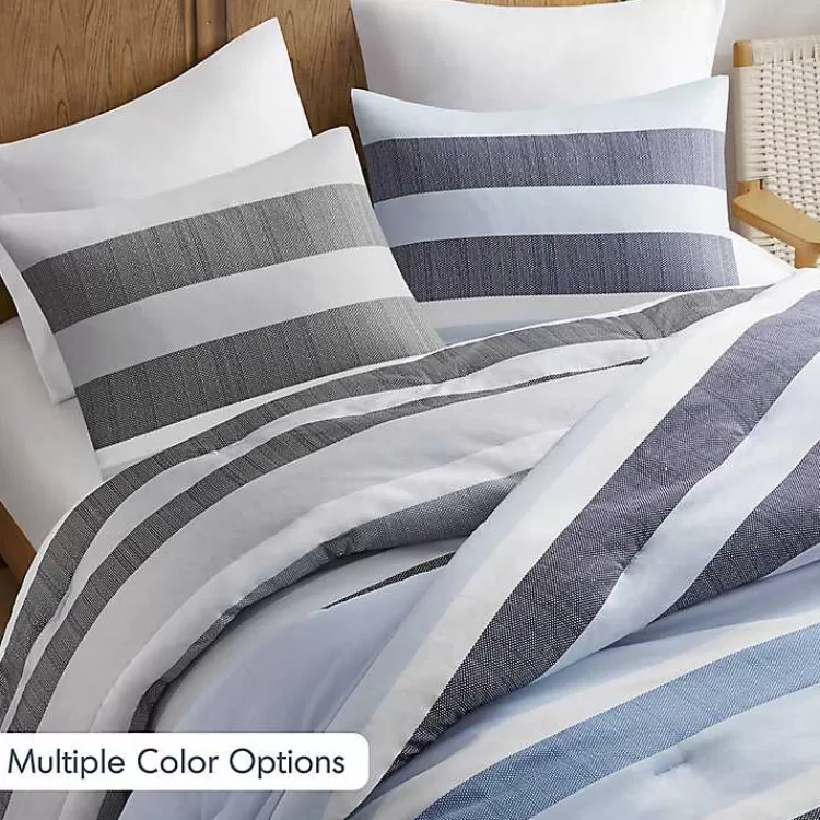 blake_blue_stripe_pc_king_comforter_set_4.webp Blake Blue Stripe 3-pc. King Comforter Set>Kirklands Home Sale