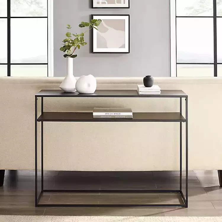 blake_simple_black_metal_console_table_3.webp Blake Simple Metal Console Table>Kirklands Home New