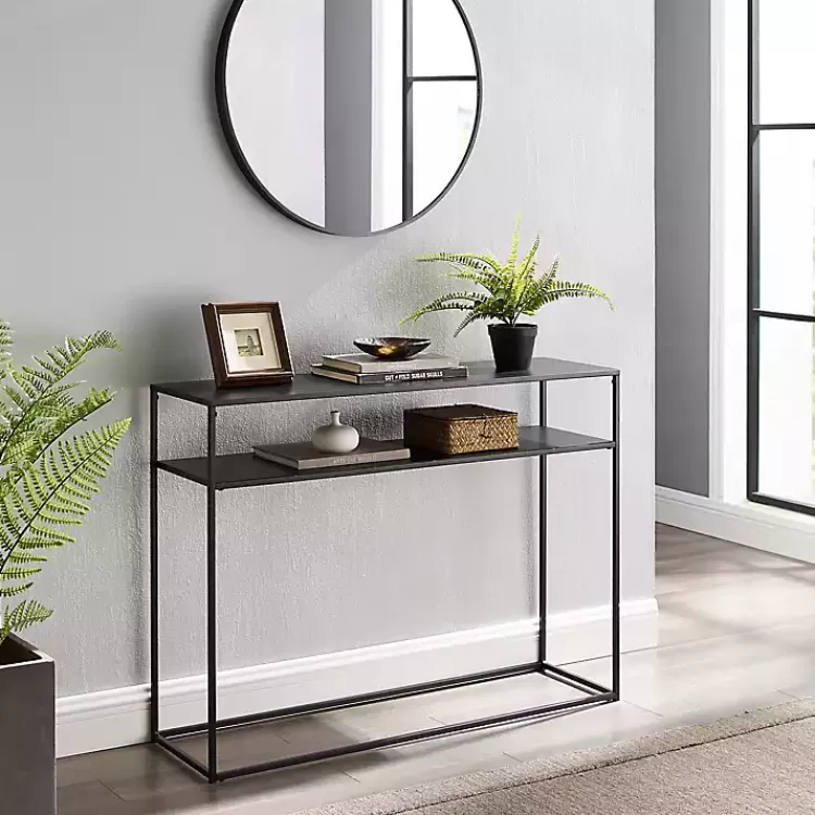 blake_simple_black_metal_console_table_4.webp Blake Simple Metal Console Table>Kirklands Home New