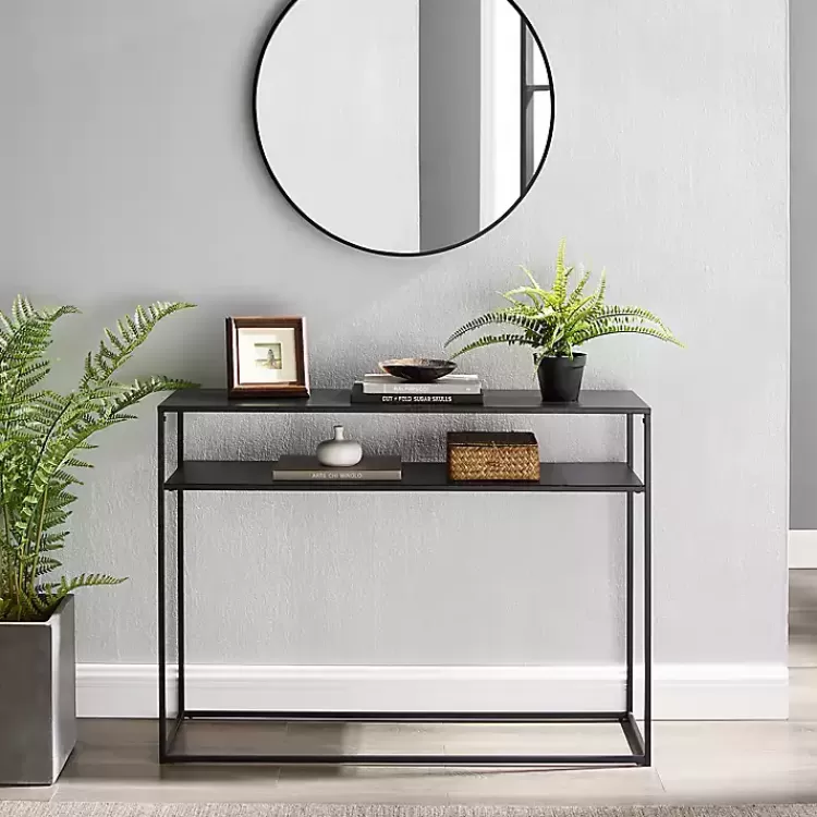 blake_simple_black_metal_console_table_5.webp Blake Simple Metal Console Table>Kirklands Home New