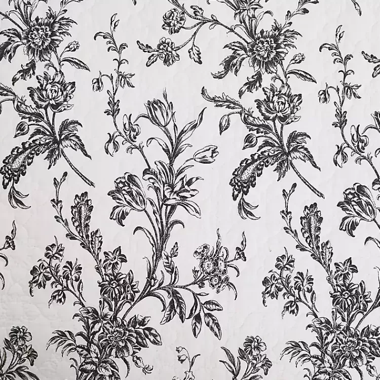 bleighton_black_floral_pc_fullqueen_quilt_set_3.webp Bleighton Black Floral 3-pc. Full/Queen Quilt Set>Kirklands Home Fashion