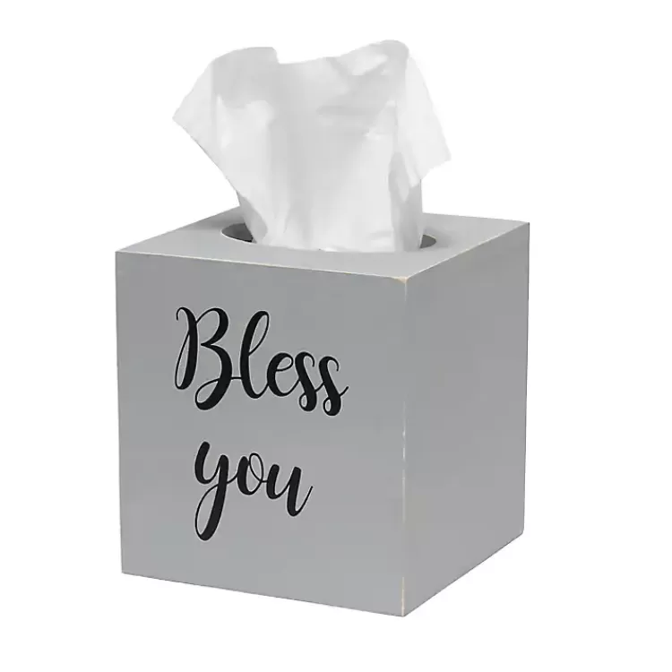 bless_you_gray_wood_tissue_box_cover_5.webp Bless You Wood Tissue Box Cover>Kirklands Home Online