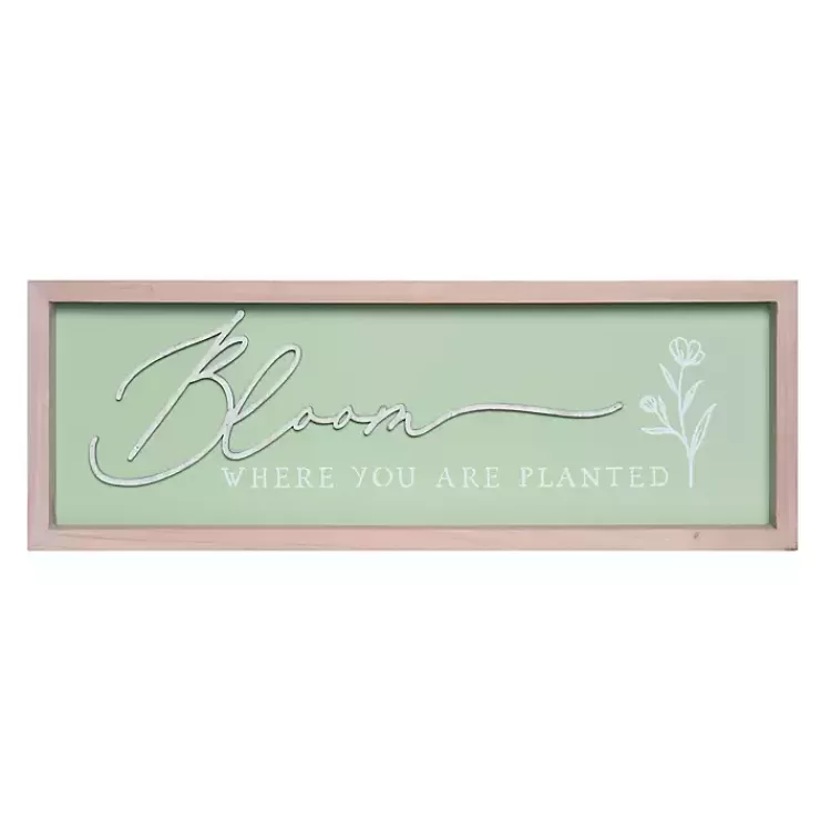Bloom Where You Are Planted Wall Plaque>Kirklands Home Clearance