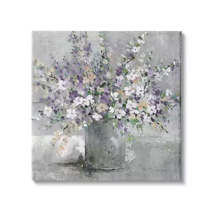 Blossoming Aster Bouquet Canvas Print, 24x24 in.>Kirklands Home Best Sale