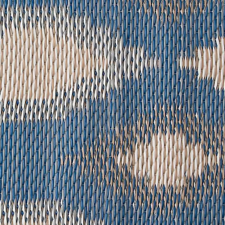 blue__gray_diamond_stripe_outdoor_area_rug_x_3.webp Blue & Gray Diamond Stripe Outdoor Area Rug, 3x6>Kirklands Home Flash Sale