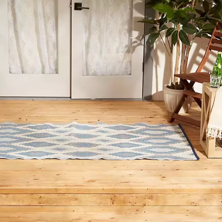 blue__gray_diamond_stripe_outdoor_area_rug_x_5.webp Blue & Gray Diamond Stripe Outdoor Area Rug, 3x6>Kirklands Home Flash Sale