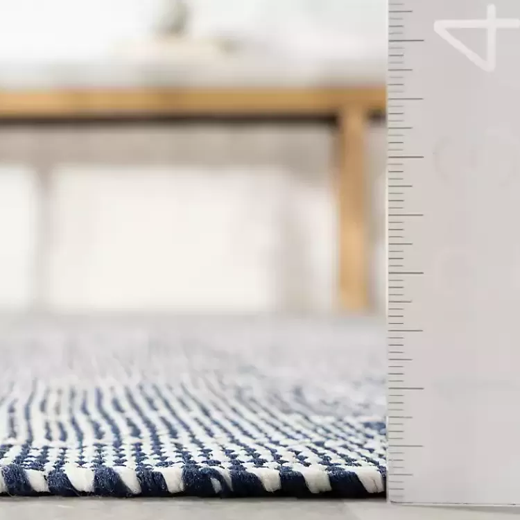 blue__ivory_checkered_indooroutdoor_rug_x_2.webp Blue & Ivory Checkered Indoor/Outdoor Rug, 8x10>Kirklands Home Best Sale