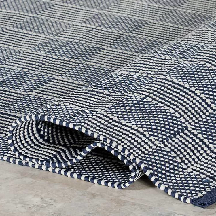 blue__ivory_checkered_indooroutdoor_rug_x_3.webp Blue & Ivory Checkered Indoor/Outdoor Rug, 8x10>Kirklands Home Best Sale
