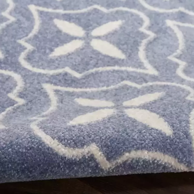 blue__ivory_quatrefoil_indooroutdoor_rug_x_5-1.webp Blue & Ivory Quatrefoil Indoor/Outdoor Rug, 5x7>Kirklands Home Discount