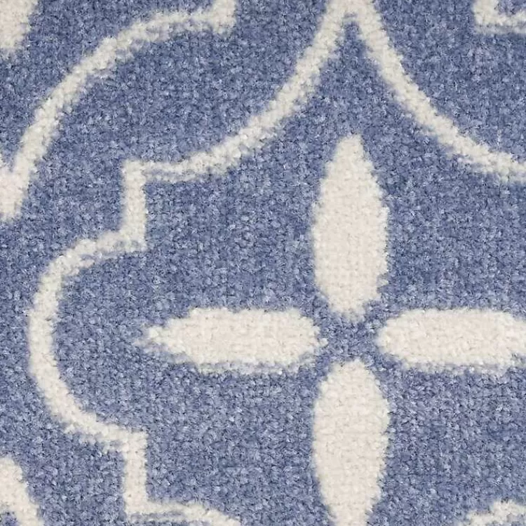 blue__ivory_quatrefoil_indooroutdoor_runner_8.webp Blue & Ivory Quatrefoil Indoor/Outdoor Runner>Kirklands Home Outlet