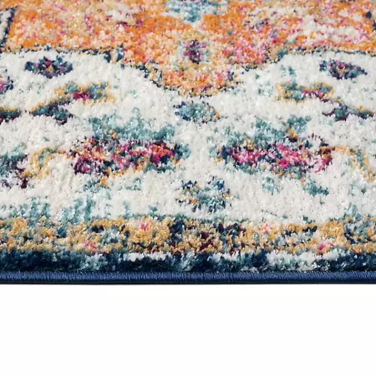 blue__orange_boho_medallion_area_rug_x_3.webp Blue & Orange Boho Medallion Area Rug, 5x7>Kirklands Home Cheap