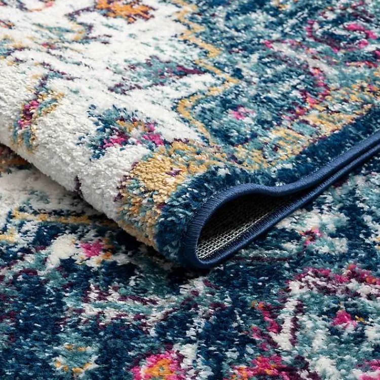 blue__orange_boho_medallion_area_rug_x_4-1.webp Blue & Orange Boho Medallion Area Rug, 6x9>Kirklands Home Store