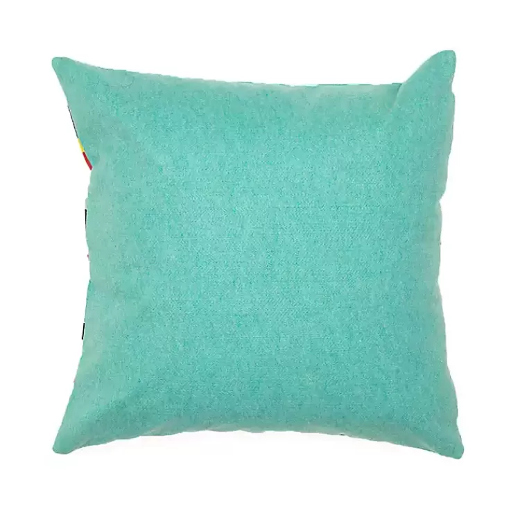Blue & Red Lamontage Stripe Outdoor Throw Pillow>Kirklands Home Hot