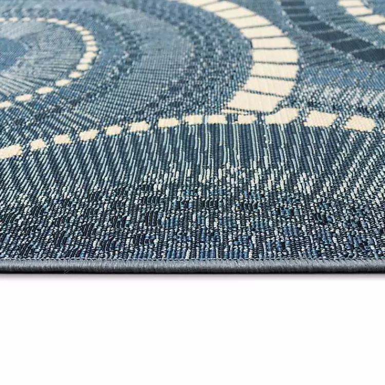 blue__white_circles_indooroutdoor_rug_x_3.webp Blue & White Circles Indoor/Outdoor Rug, 2x3>Kirklands Home Flash Sale