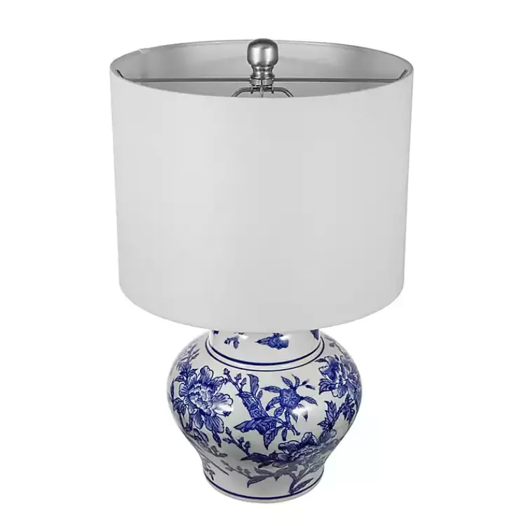 Blue & Floral Ceramic Table Lamp>Kirklands Home Cheap