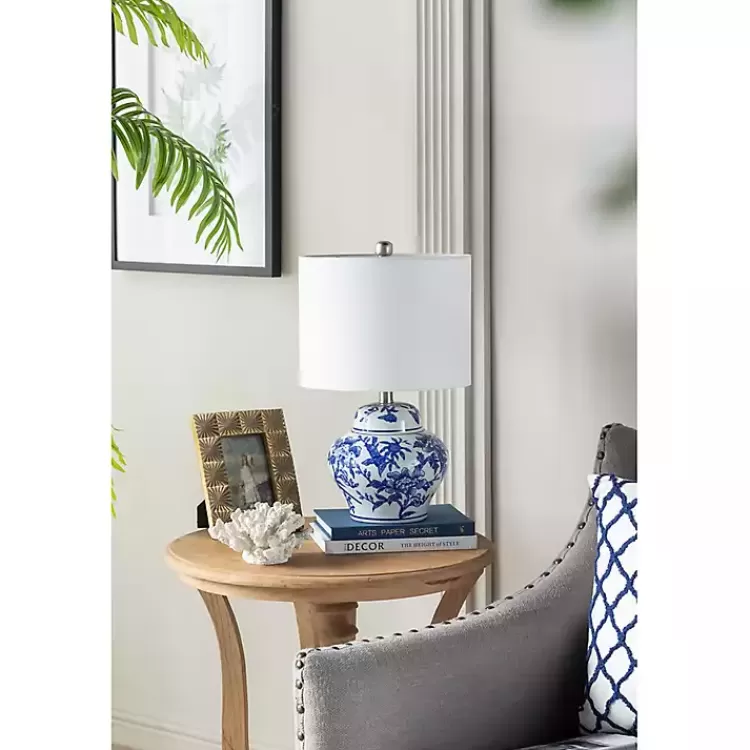 blue__white_floral_ceramic_table_lamp_7.webp Blue & Floral Ceramic Table Lamp>Kirklands Home Cheap