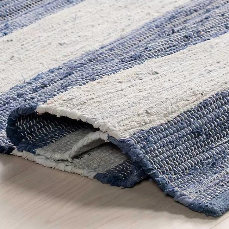 blue__white_striped_indooroutdoor_rug_x_3.webp Blue & White Striped Indoor/Outdoor Rug, 5x8>Kirklands Home Outlet