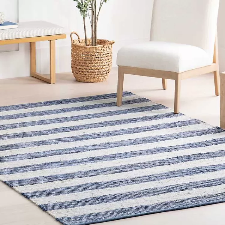 blue__white_striped_indooroutdoor_rug_x_8-2.webp Blue & White Striped Indoor/Outdoor Rug, 4x6>Kirklands Home Sale