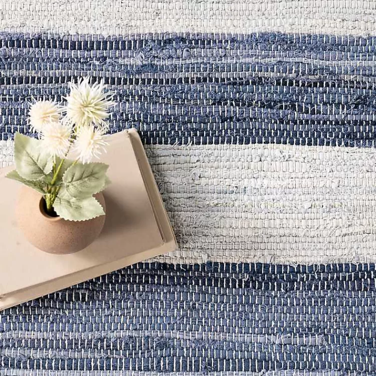 blue__white_striped_indooroutdoor_runner_x_5.webp Blue & White Striped Indoor/Outdoor Runner, 3x8>Kirklands Home Store
