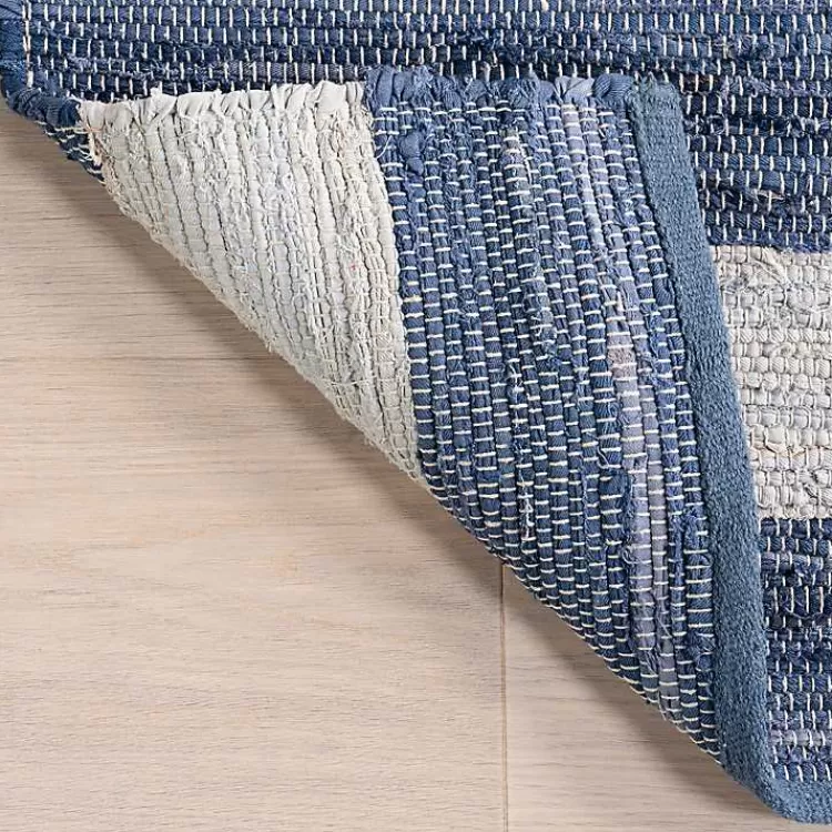 blue__white_striped_indooroutdoor_runner_x_6.webp Blue & White Striped Indoor/Outdoor Runner, 3x8>Kirklands Home Store
