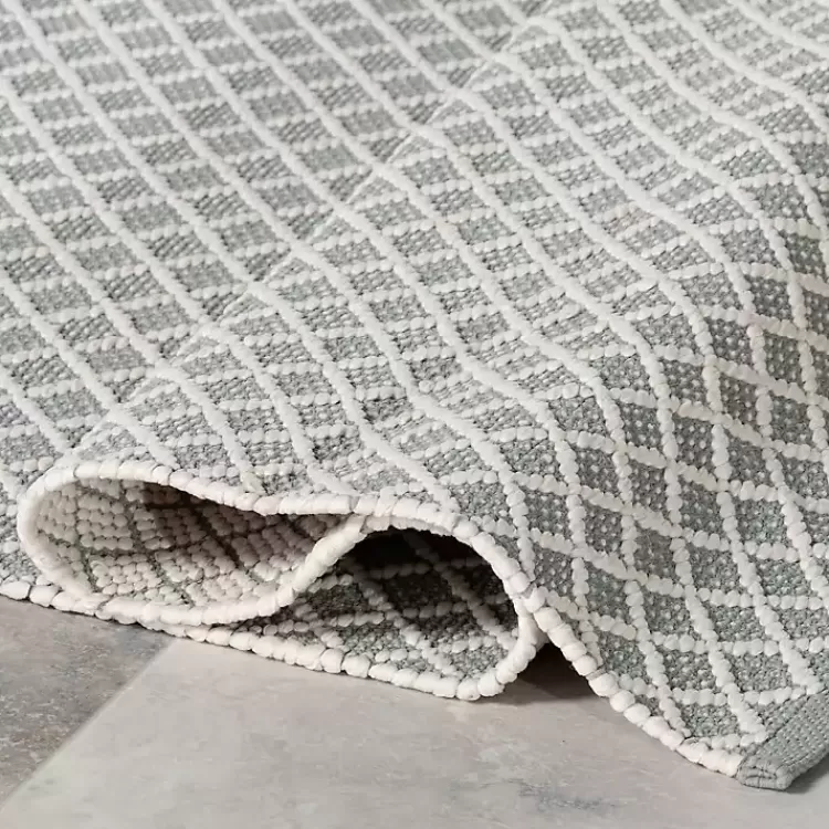 blue__white_trellis_indooroutdoor_rug_x_3-1.webp Blue & White Trellis Indoor/Outdoor Rug, 5x8>Kirklands Home Store