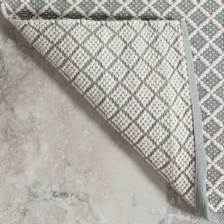 blue__white_trellis_indooroutdoor_rug_x_6-1.webp Blue & White Trellis Indoor/Outdoor Rug, 5x8>Kirklands Home Store