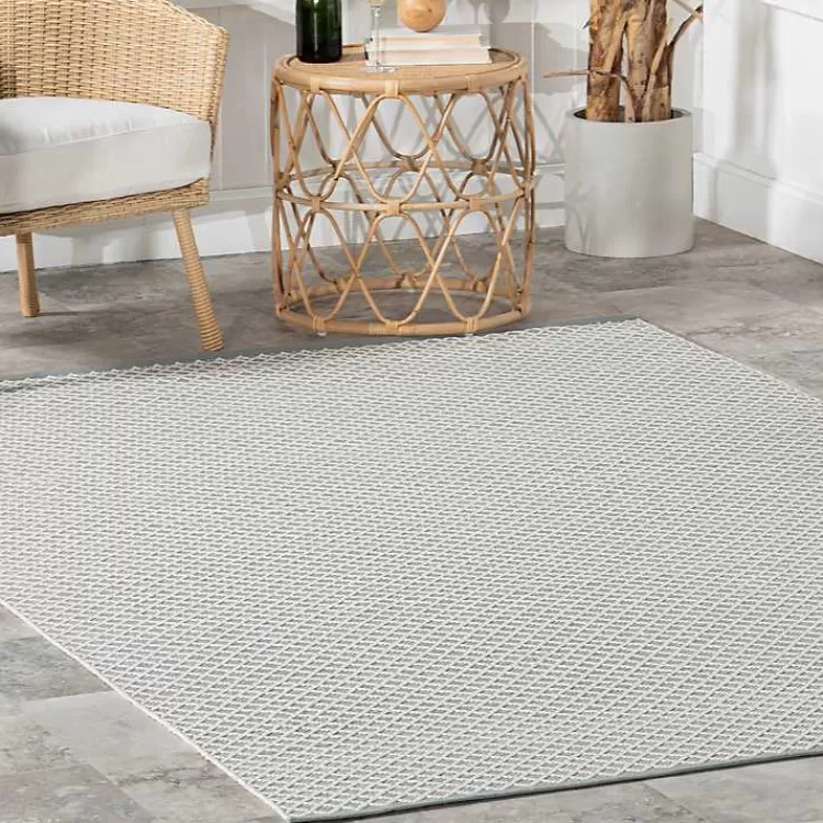 blue__white_trellis_indooroutdoor_rug_x_8-1.webp Blue & White Trellis Indoor/Outdoor Rug, 5x8>Kirklands Home Store