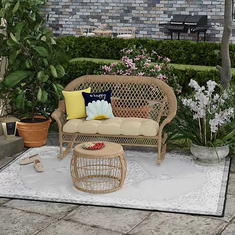 blue__yellow_bee_happy_outdoor_pillow_3.webp Blue & Yellow Bee Happy Outdoor Pillow>Kirklands Home Flash Sale
