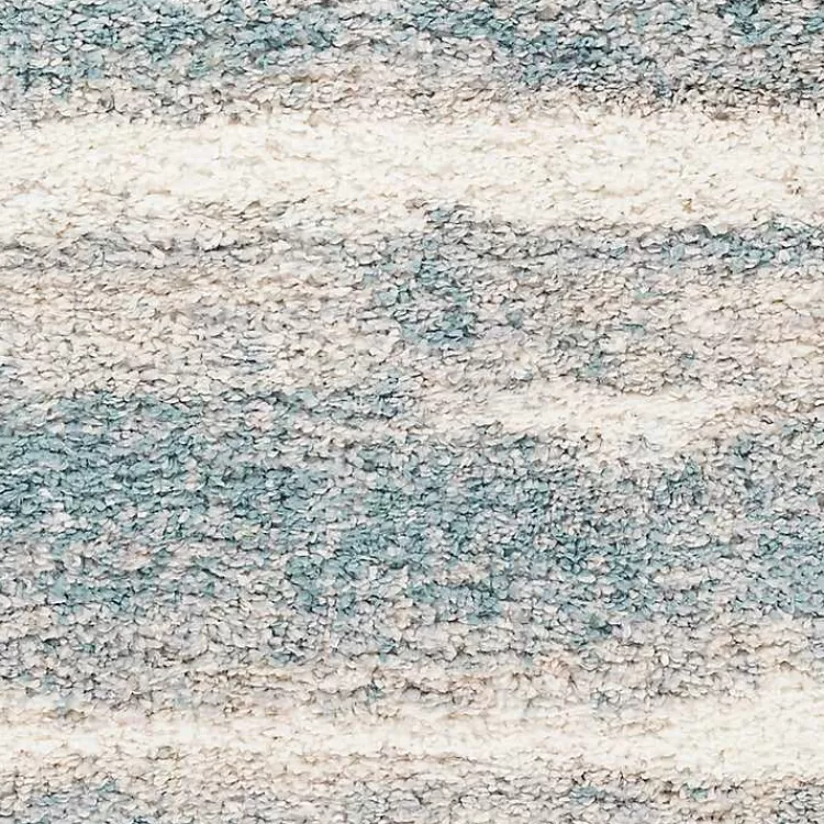 Blue Abstract Soft Lines Area Rug, 5x8>Kirklands Home Hot