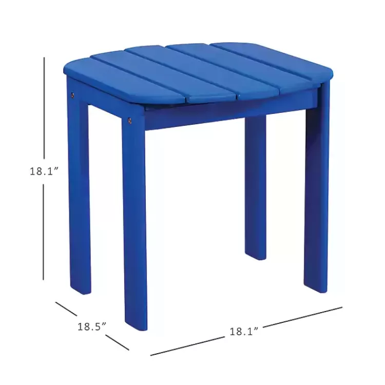 blue_acacia_wood_outdoor_adirondack_end_table_3.webp Acacia Wood Outdoor Adirondack End Table>Kirklands Home Hot