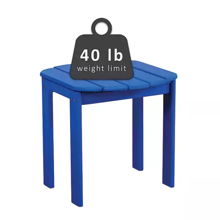 blue_acacia_wood_outdoor_adirondack_end_table_4.webp Acacia Wood Outdoor Adirondack End Table>Kirklands Home Hot