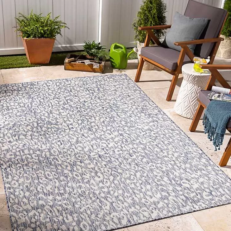 Blue Amur Outdoor Rug, 6x9>Kirklands Home Cheap