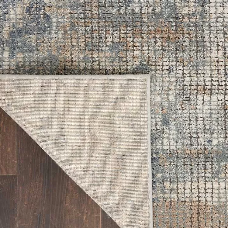 Blue and Beige Tally Textured Area Rug, 7x9>Kirklands Home Cheap