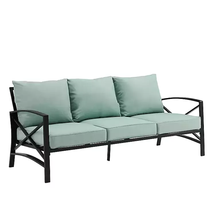 and Bronze Kaplan X-Arm Outdoor Sofa>Kirklands Home Outlet
